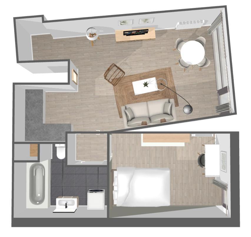 Europe/Flandres Stations Apartment With Balcony! Rijsel Buitenkant foto